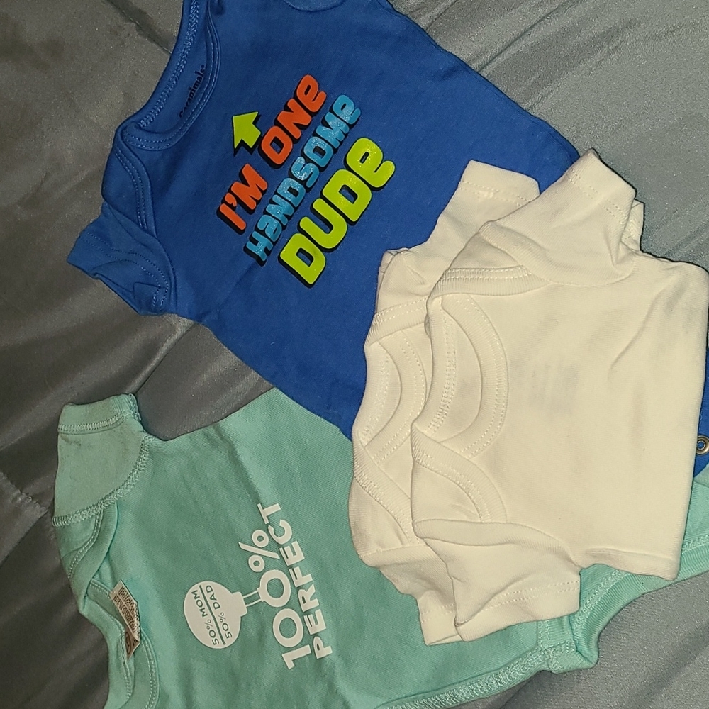 Newborn onesie lot